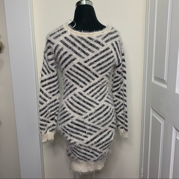 Katsumi Anthropologie Warm Fuzzy Knit Mini Sweater Dress Size Small - Picture 6 of 11